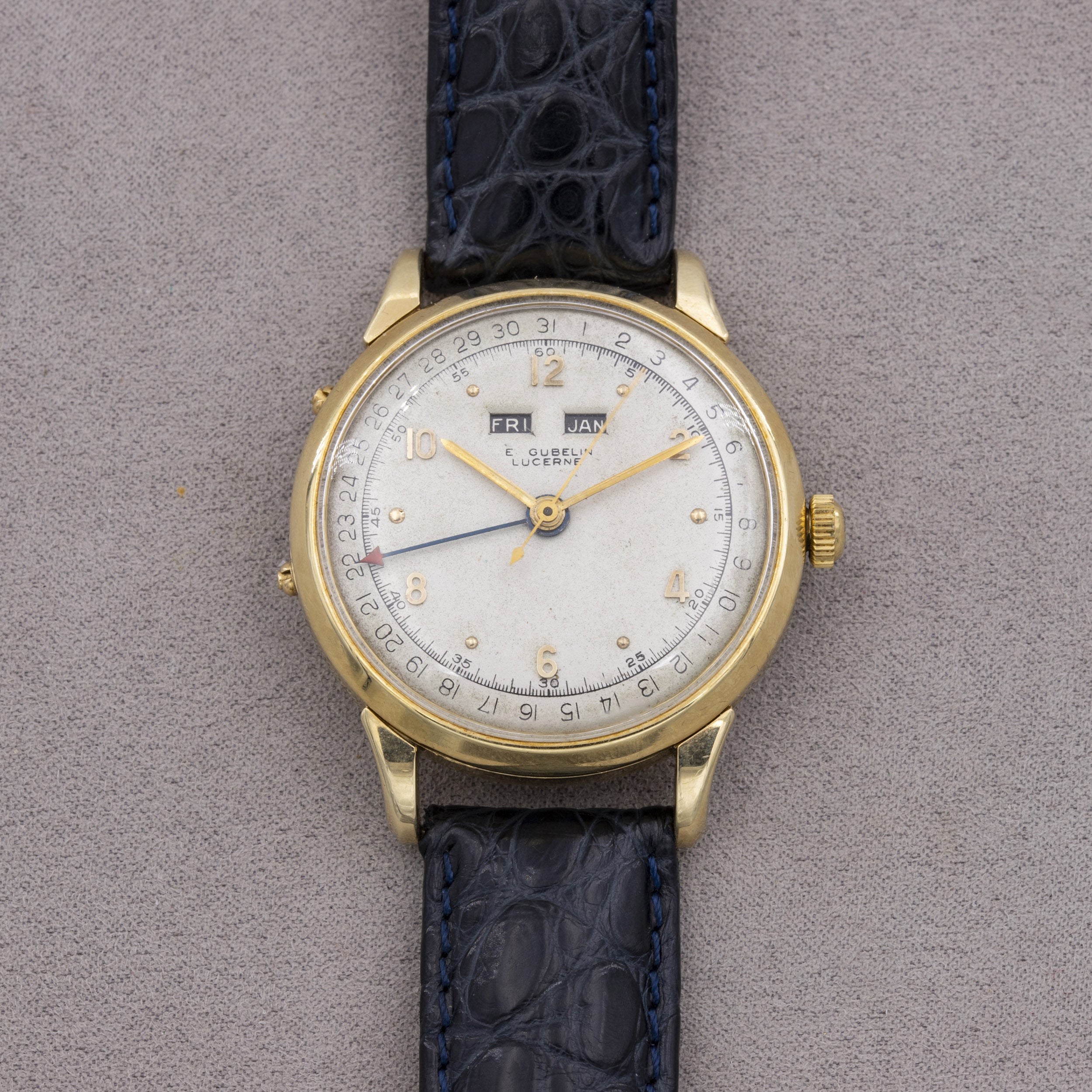 Gübelin Triple Calendar - 14k Yellow Gold