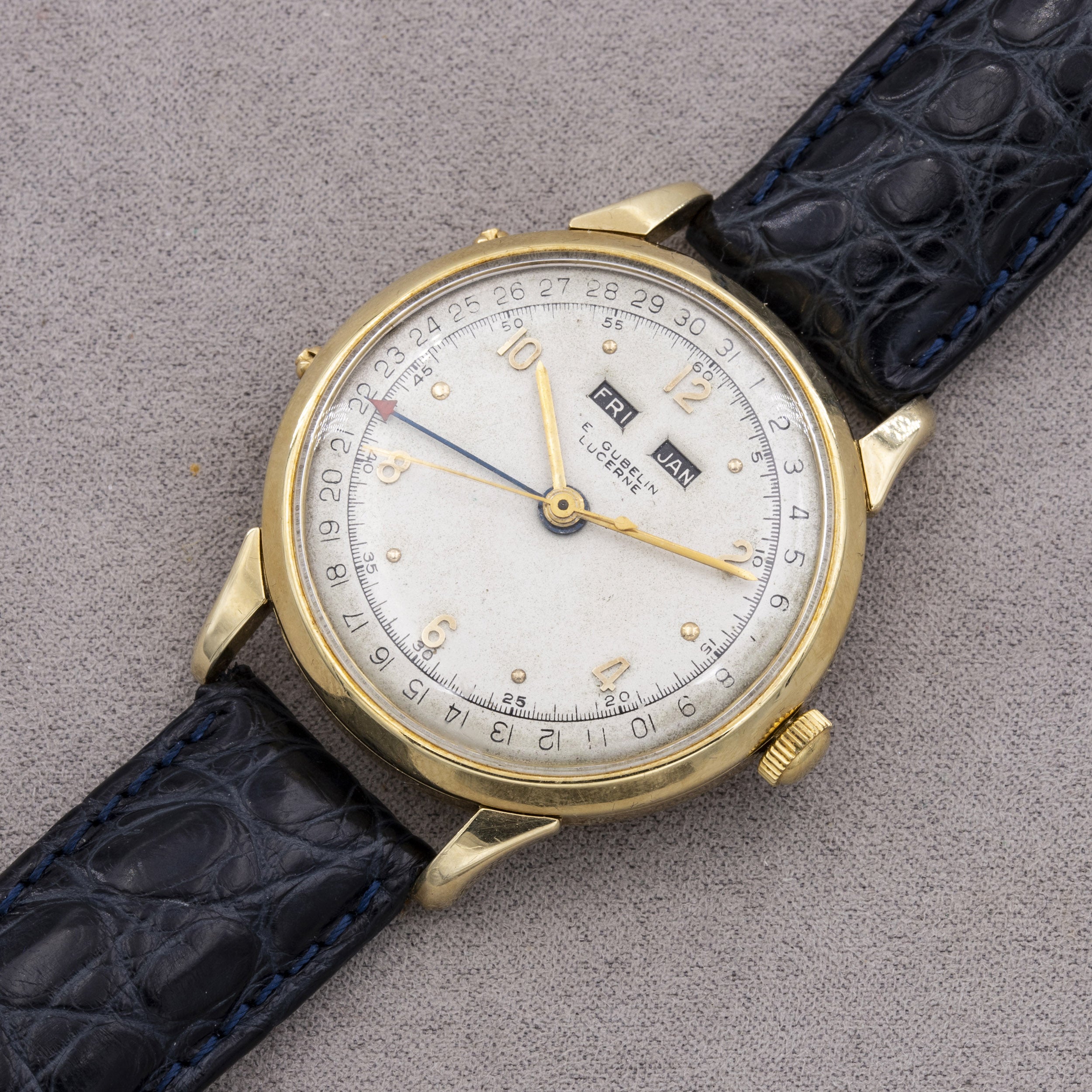 Gübelin Triple Calendar - 14k Yellow Gold