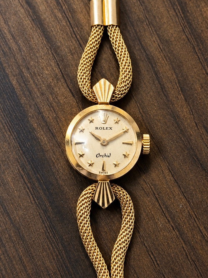 Rolex Orchid - Lady Bracelet - 18k Yellow Gold - 16mm