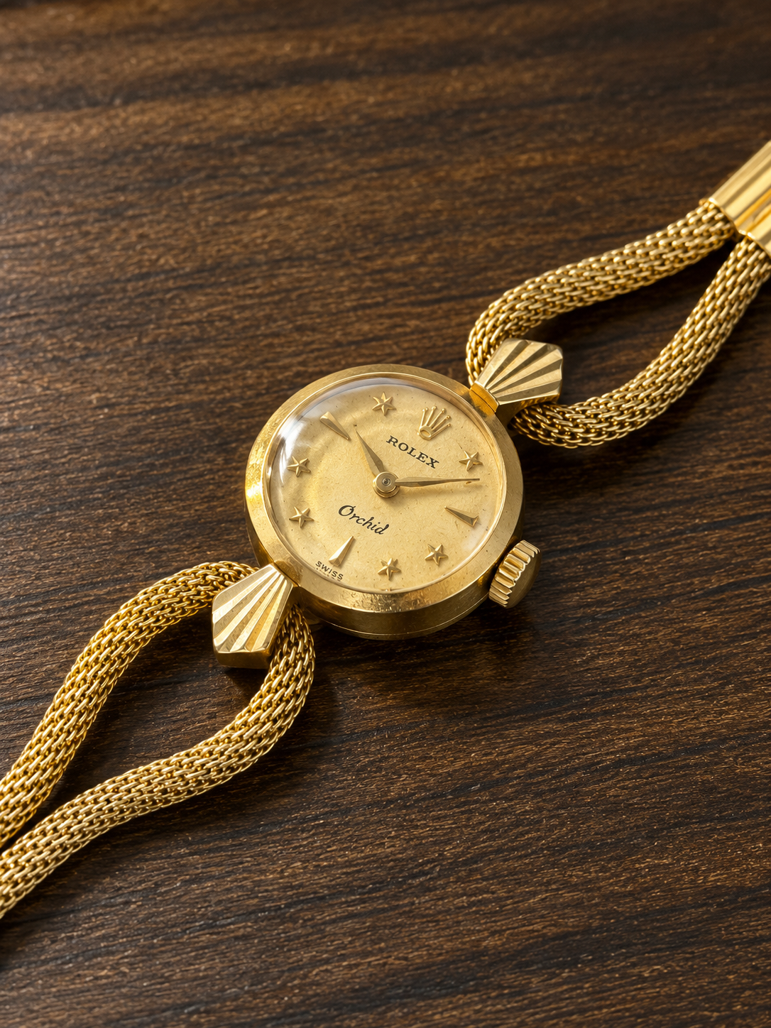 Rolex Orchid - Lady Bracelet - 18k Yellow Gold - 16mm
