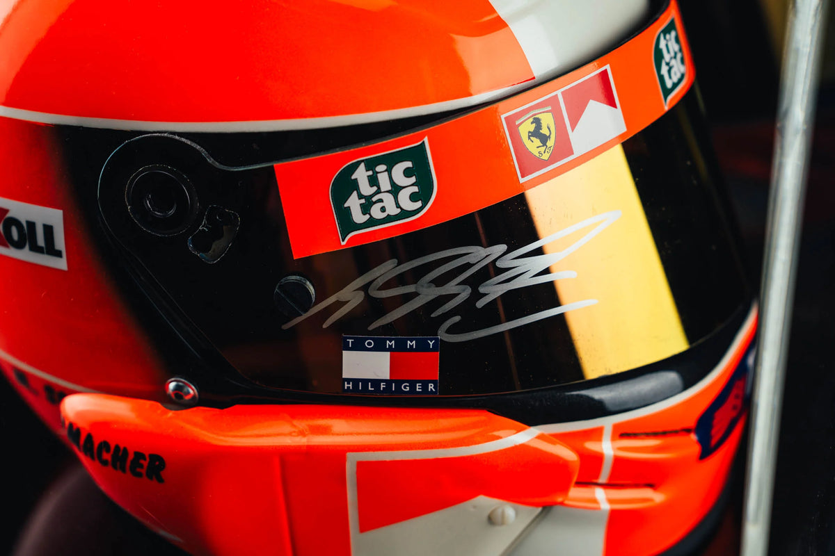 Michael Schumacher - Monza GP Helmet 2000 Limited Edition No. 31/50 – Official Replica – Signed on the Visor