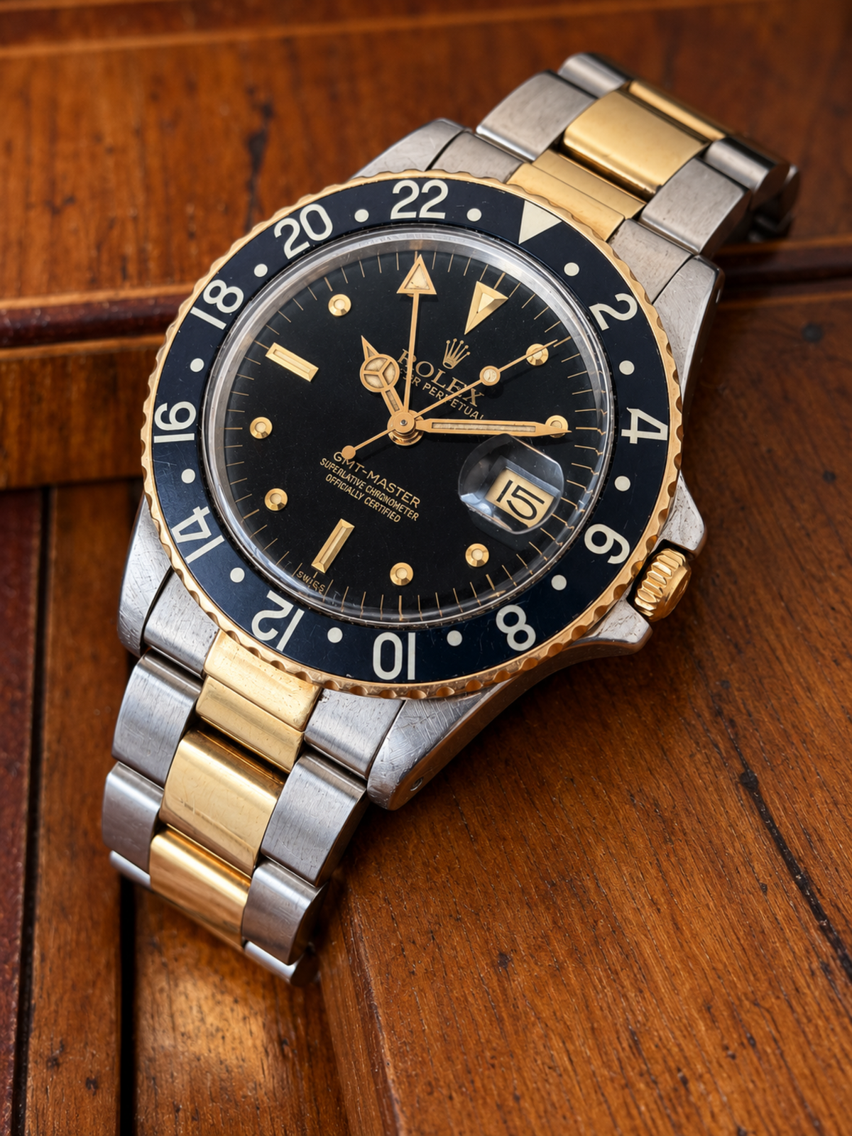 Rolex GMT Master - Ref. 16753 - Steel and Gold - 40mm - 1981