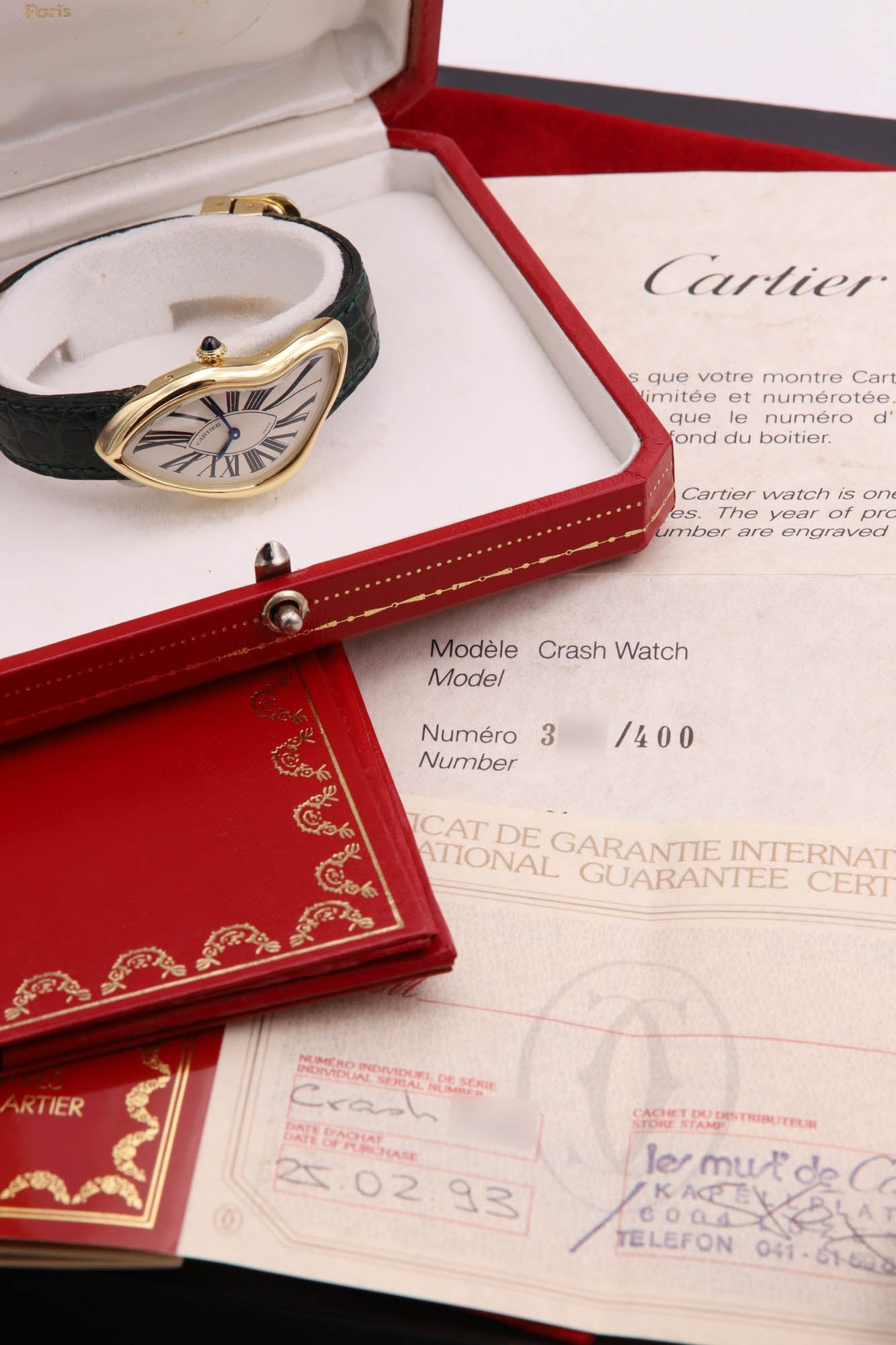 Cartier Crash Paris 1991 - Limited to 400 - 18k Yellow Gold