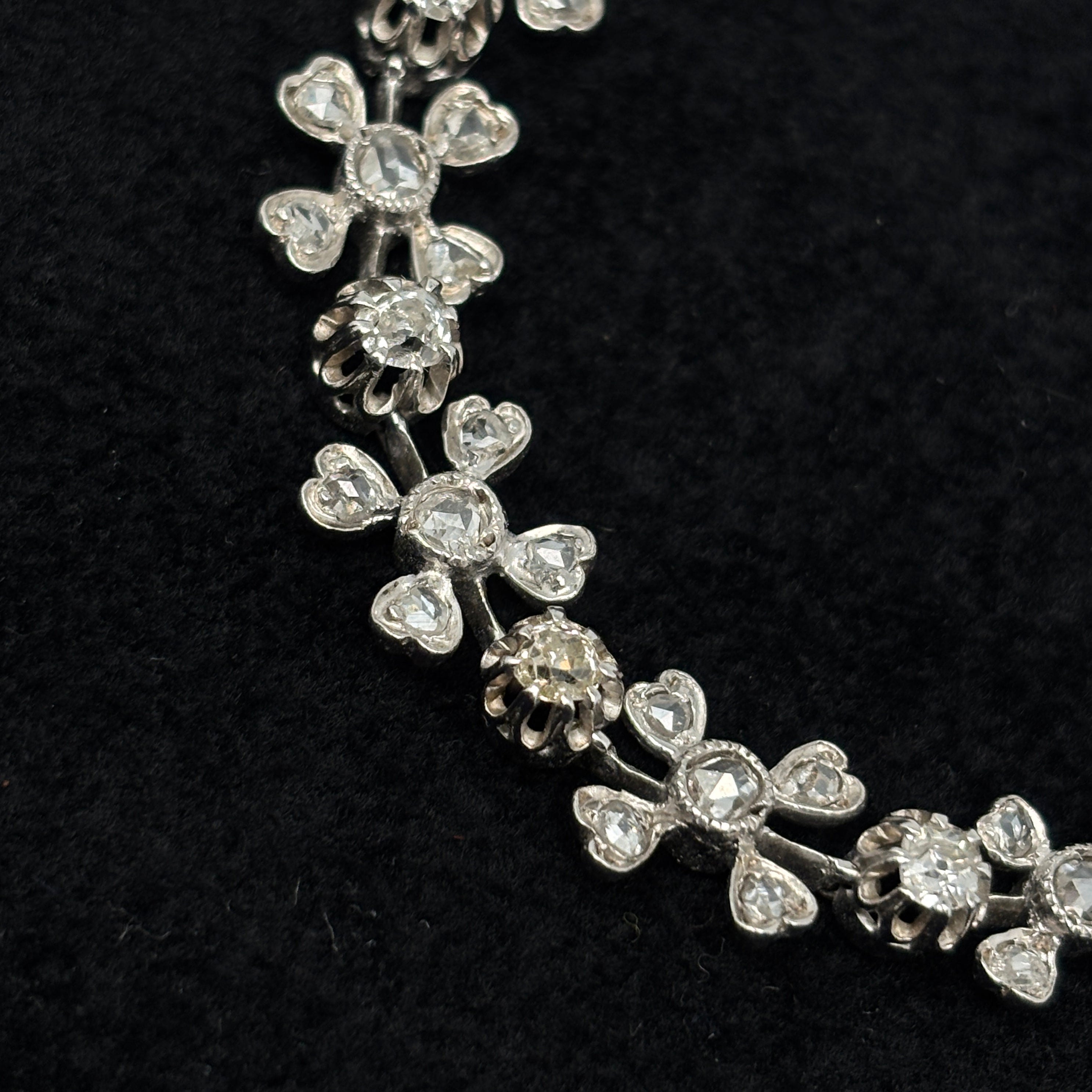 Bracelet in White Gold and Diamond - France 1920