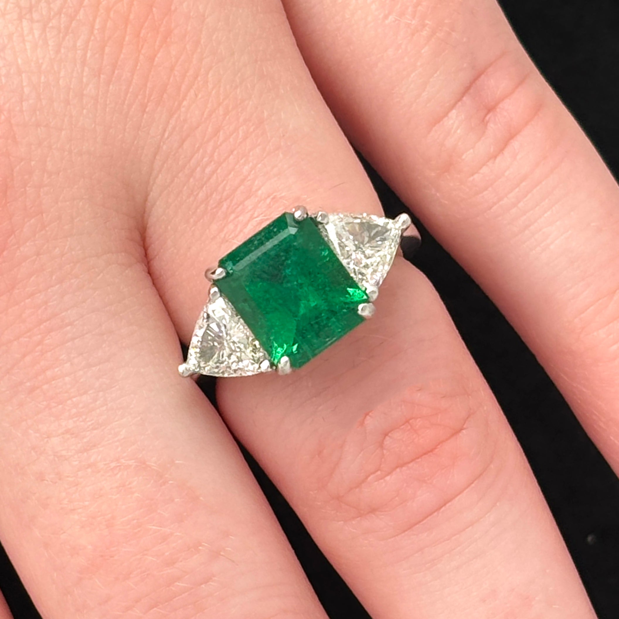 Emerald Ring and Diamonds