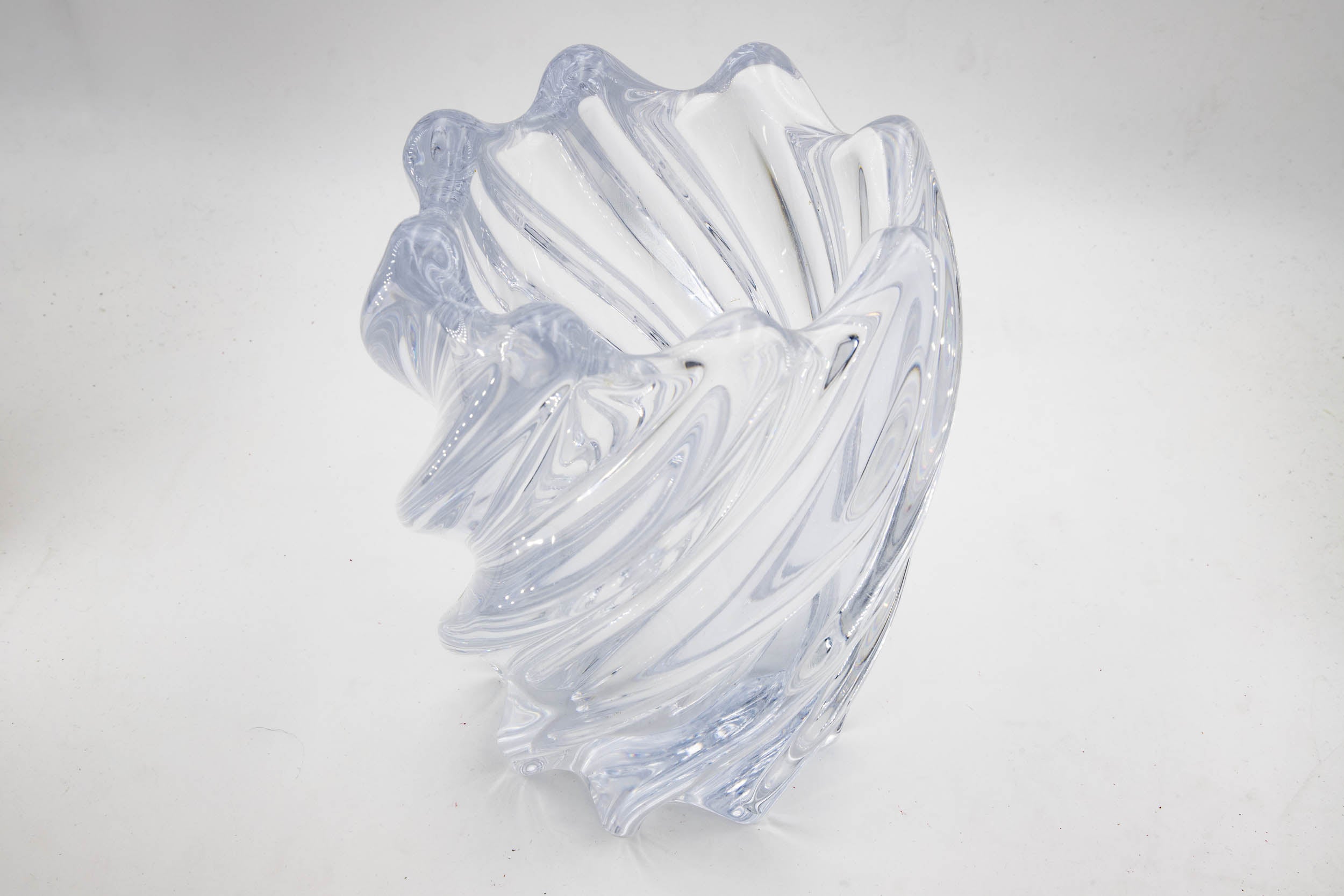 Vannes Crystal Vase - XX Century - 25cm