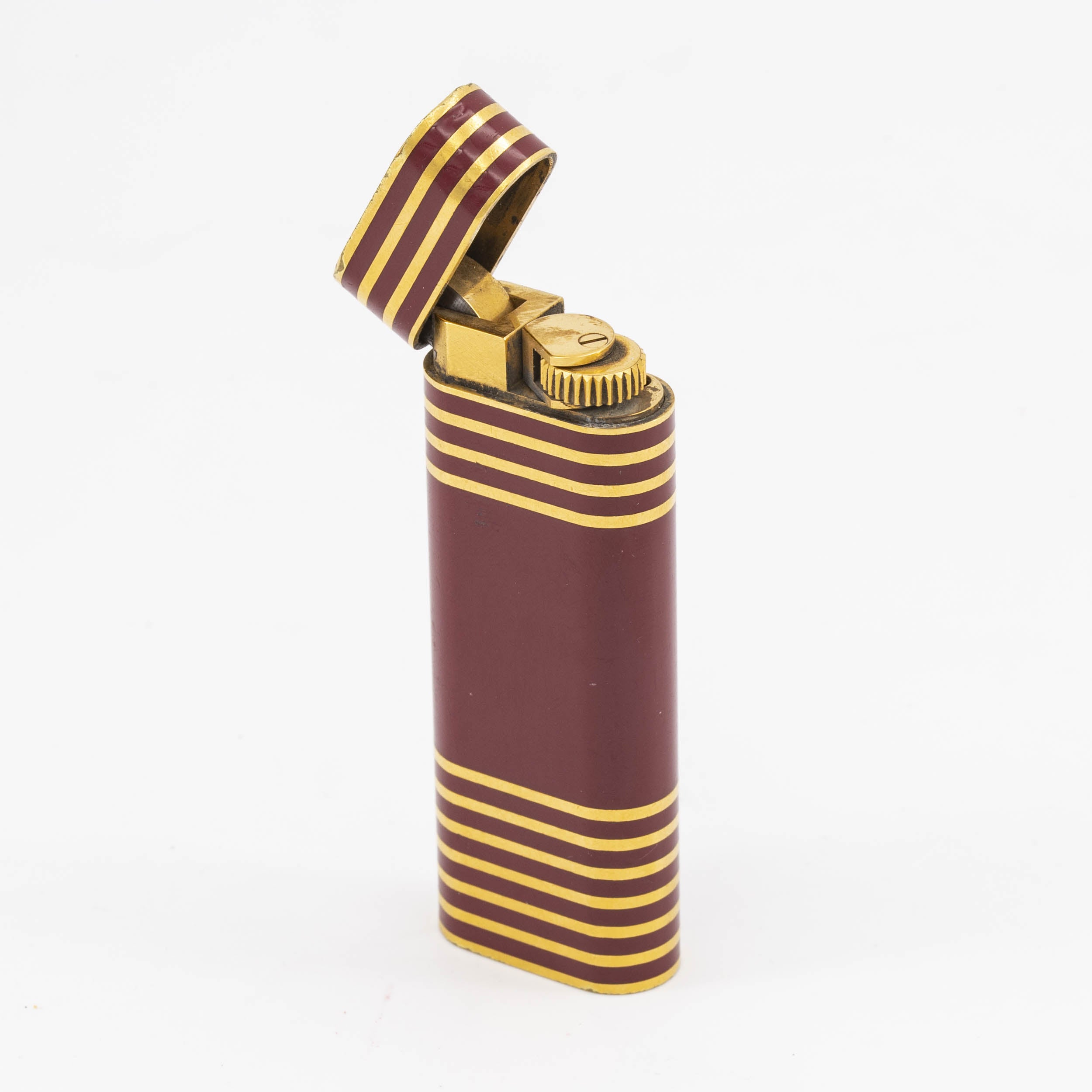 Cartier Lighter - Laque de Chine Red - Gold Plated