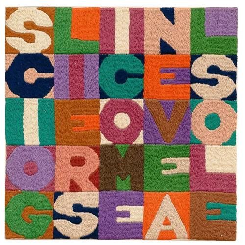 Alighiero Boetti - 'Sciogliersi come neve al sole' - 1987
